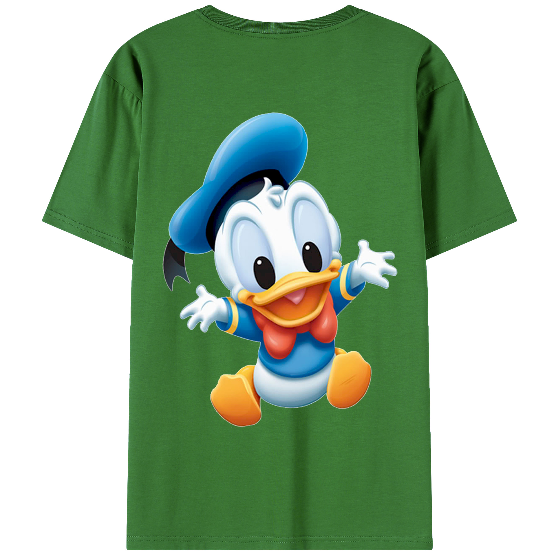 （画像用） ミッキーマウス Mickey Mouse レディース半袖Tシャツ(バックプリント)